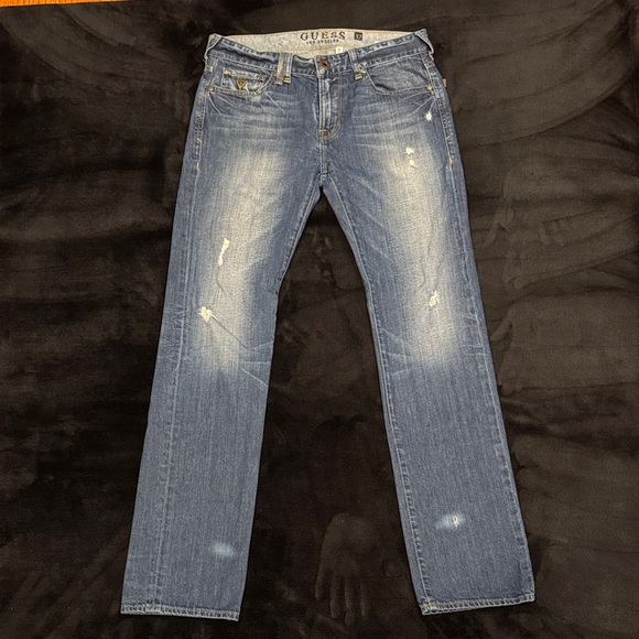 Guess Other - Vintage GUESS Men's Distressed Denim Jeans